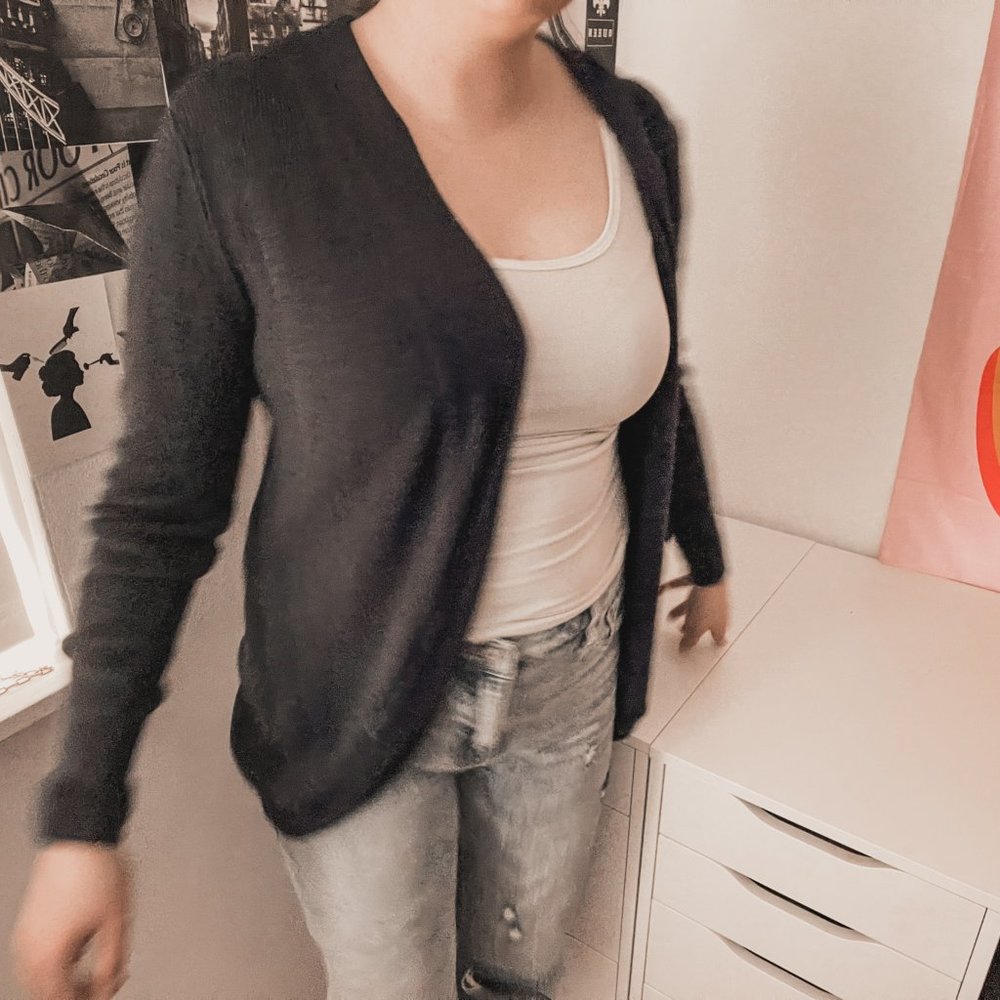 Navy Blue Cardigan